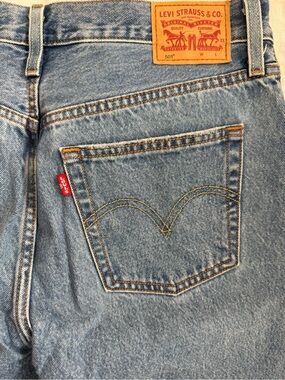 Levi's Women’s Classic 501 Light Blue Denim Jeans W29 L32.
